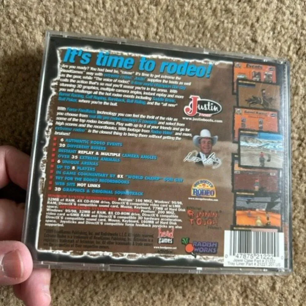Justin Boots Extreme Rodeo 1999 PC Game